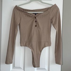 Brand new off the shoulder bodysuit